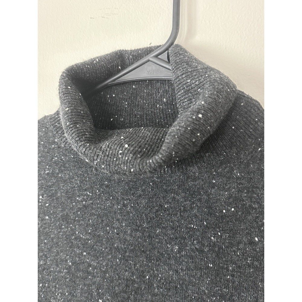 Everlane 100% Cashmere Turtleneck Speckled Minimalist Cozy Dress Womens Size S - Picture 5 of 12
